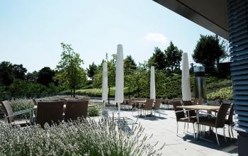 Business Center in Stuttgart Nord an der Heilbronner Straße mit sonniger Terasse